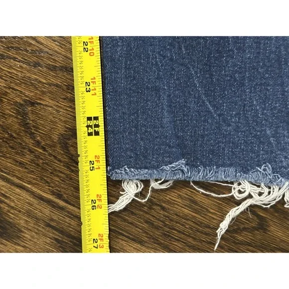 Abercrombie & Fitch Women's Super Skinny Ankle Mid Rise Raw Hem Jeans 28/6 - Picture 5 of 6